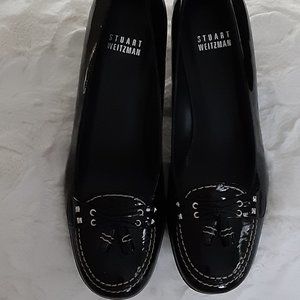 Stuart Weitzman patent pumps